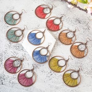 Cute artisan style string earrings